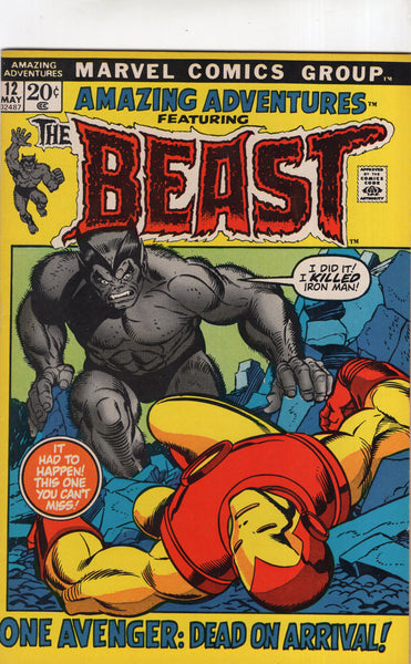 Amazing Adventures #12 2nd Blue Furry Beast! Iron Man!! Bronze VG