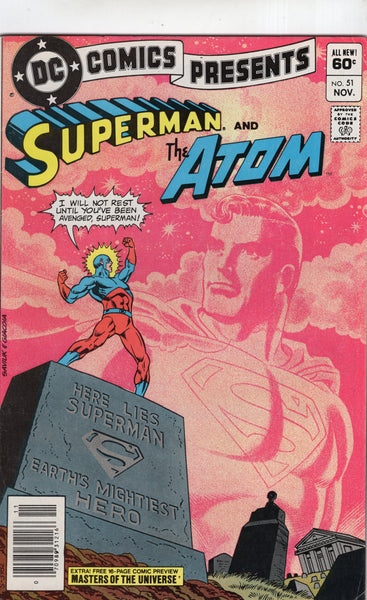 DC Comics Presents #51 Superman & The Atom Masters Of The Universe Preview Insert VGFN