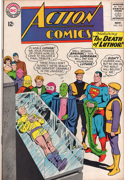 Action Comics #318 "The Death Of Luthor!" VG