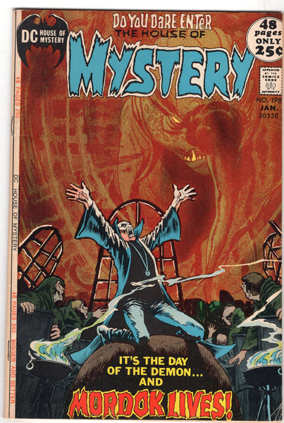 House Of Mystery #198 Mordok Lives! Bronze Age Giant Horror FN