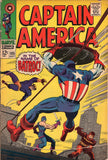 Captain America #105 "In The Name Of Batroc!" Silver Age Kirby Classic VG