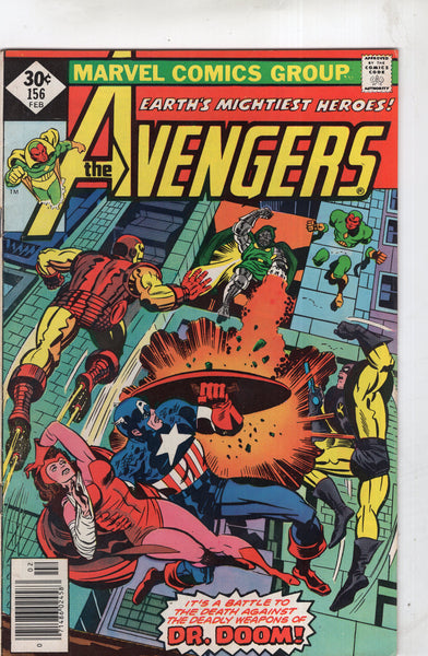 Avengers #156 The Power Of Dr. Doom! Bronze Age FN