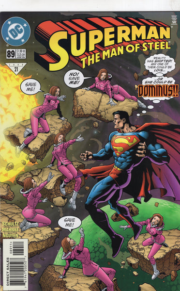 Superman The Man Of Steel #89 Which One Is Dominus? VFNM