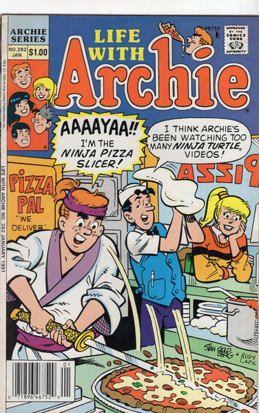 Life With Archie #282 "The Ninja Pizza Slicer" VG