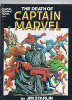 Marvel Graphic Novel The Death Of Captain Marvel 2nd Print Modern Key VG