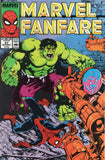 Marvel Fanfare #47 Spidey And The Hulk! News Stand Variant VFNM