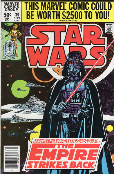 Star Wars #39 The Empire Strikes Back News Stand Variant FN