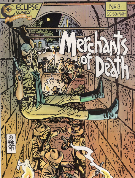 Merchants Of Death #3 Eclipse Comics Magazine VF