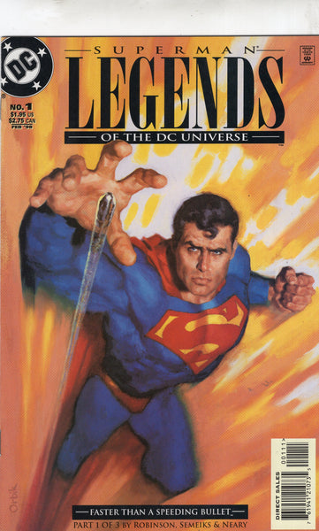 Legends Of The DC Universe #1 (Superman) from 1998 in VFNM