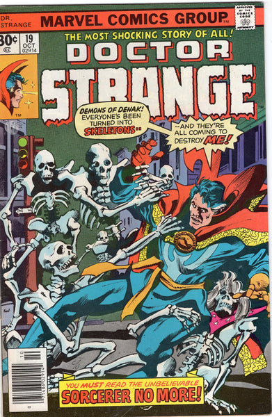 Doctor Strange #19 A Sorcerer No More! Bronze Age Classic VGFN