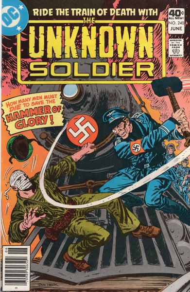 Unknown Soldier #240 "The Hammer Of Glory" Bronze Age FVF