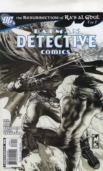 Detective Comics #839 Ra's Al Ghul! FVF