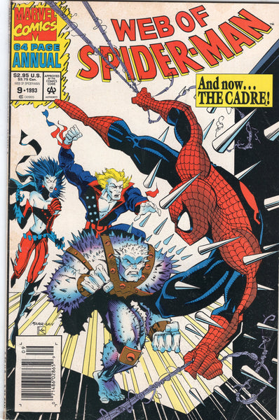 Web of Spider-Man Annual #9 News Stand Variant FN