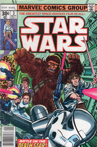 Star Wars #3 Battle On The Death Star! First Print Original Bronze Age Series VGFN