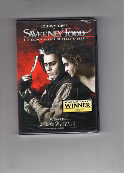 Sweeney Todd The Demon Barber Of Fleet Street! Sealed New DVD Johnny Depp Mature Readers