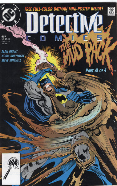 Detective Comics #607 The Mud Pack Part 4 w/ Poster Insert VF