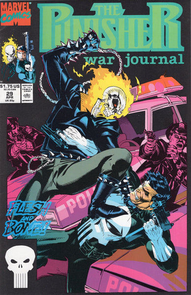 Punisher War Journal #29 Ghost Rider! VF