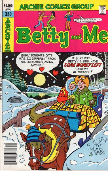 Betty And Me (Archie Series) #100 Bronze Age Humor FVF
