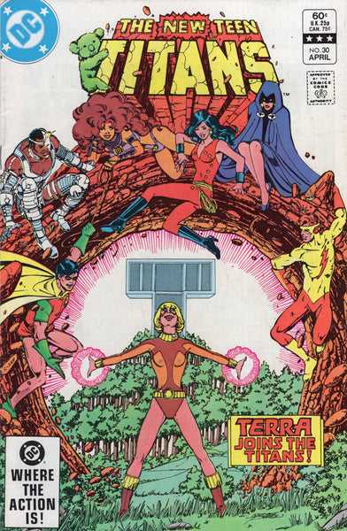 New Teen Titans #30 Terra Joins The Team! Perez Art VGFN