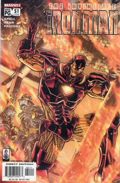 Invincible Iron Man #51/396 "Jane Doe" VF