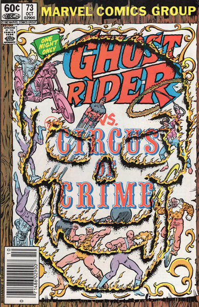 Ghost Rider #73 vs The Circus Of Crime! Original Series News Stand Variant FVF