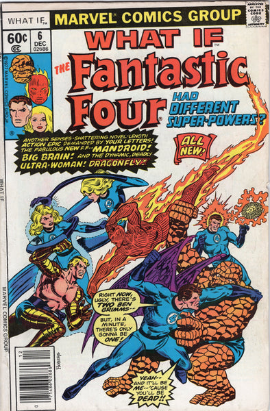 What If #6 The Fantastic Four Had Different Super-Powers? Bronze Age FN