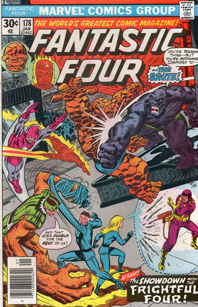 Fantastic Four #178 Showdown With The Frightful Four! Bronze Age Perez Art FVF