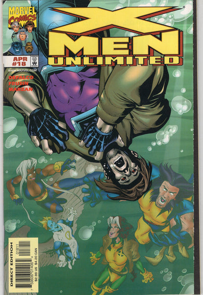 X-Men Unlimited #18 Gambit Soaks It Up! VF