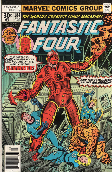 Fantastic Four #184 First Eliminator! (who?) Bronze Age Classic Perez Art FN