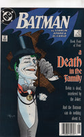 Batman #429 A Death In The Family! News Stand Variant FVF