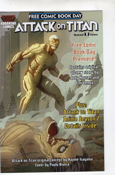 Attack on Titan Free Comic Book Day VF
