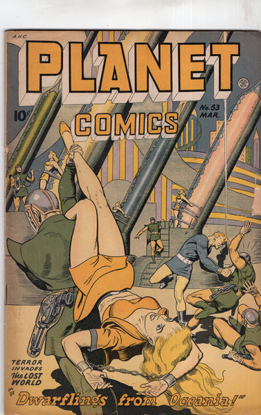 Planet Comics #53 Iconic Golden Age GGA Cover VG
