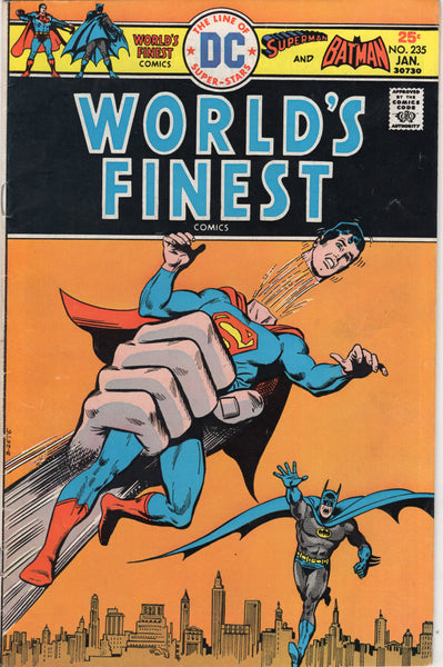 World's Finest #235 Pop Top Superman! Bronze Age Classic VG