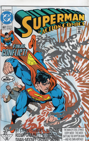 Action Comics #667 VF