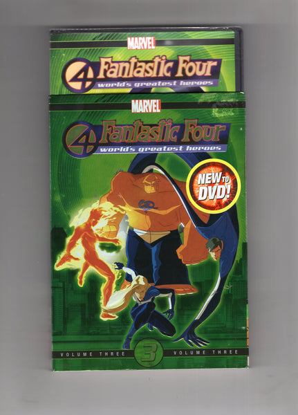 Fantastic Four Animated Series Vol. 3 DVD Set Sealed New