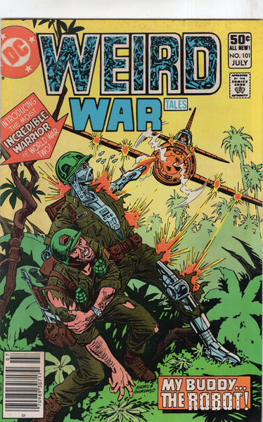 Weird War Tales #101 First G.I. Robot! News Stand Variant VGFN