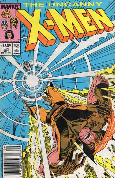 Uncanny X-Men #221 First Mr. Sinister! News Stand Variant VG
