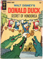 Walt Disney's Donald Duck #98 Secret Of Hondorica! Silver Age Funnies Lower Grade GD