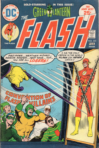 Flash #231 The Convention Of Flash Villians! VG