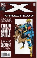 X-Factor #100 "Their Darkest Battle..." Fancy Foil Cover VFNM