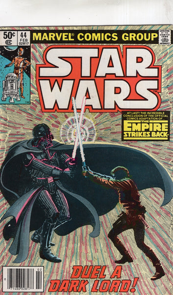 Star Wars #44 The Empire Strikes Back Conclusion! News Stand Variant VGFN
