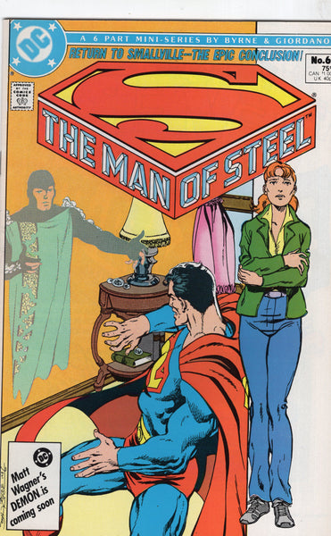 Superman: The Man Of Steel #6 Byrne Words and Art VF