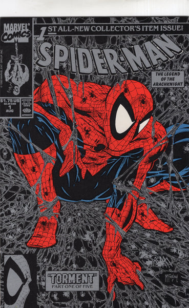 Spider-Man #1 Black Cover McFarlane Modern Age Key NM