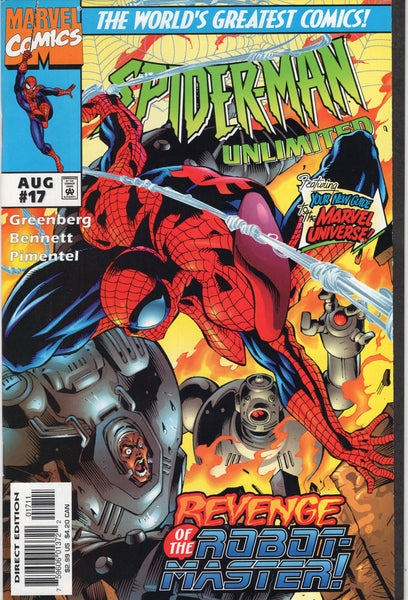 Spider-Man Unlimited #17 Revenge Of The Robot-Master! VFNM