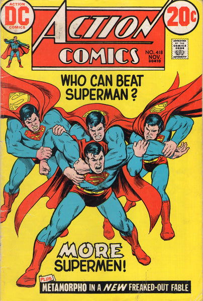 Action Comics #418 "Who Can Beat Superman?" VG