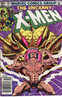 Uncanny X-Men #162 Wolverine Vs. The Brood News Stand Variant FN