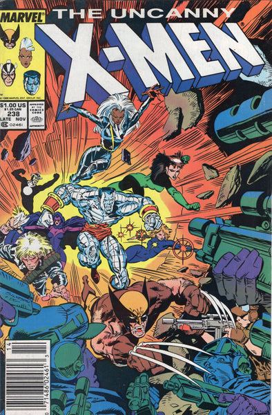 Uncanny X-Men #238 News Stand Variant FN