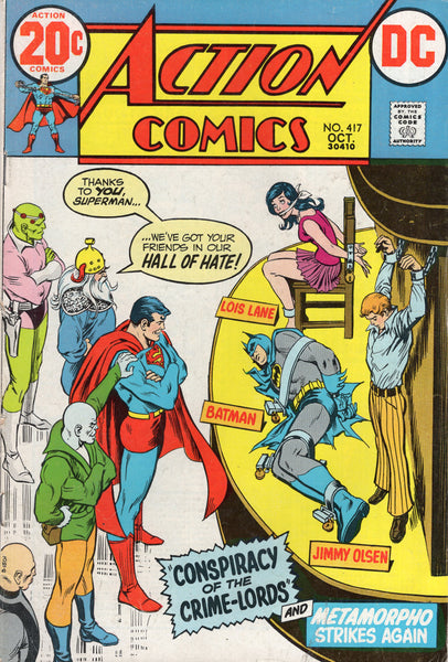 Action Comics #417 The Hall Of Hate! VG