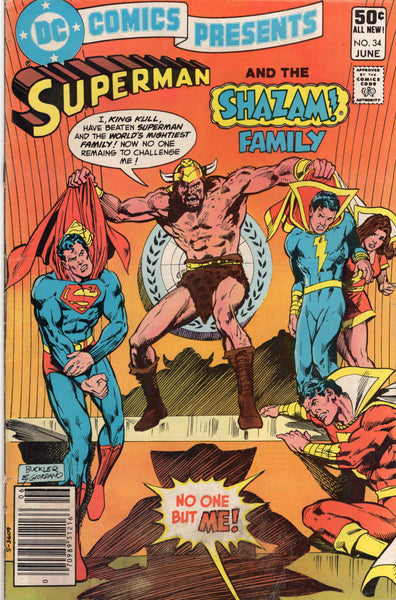 DC Comics Presents #34 Superman and the Shazam! Family VG