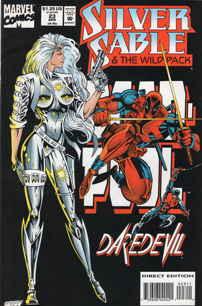 Silver Sable & The Wild Pack #23 Death Threats Deadpool & Daredevil VF